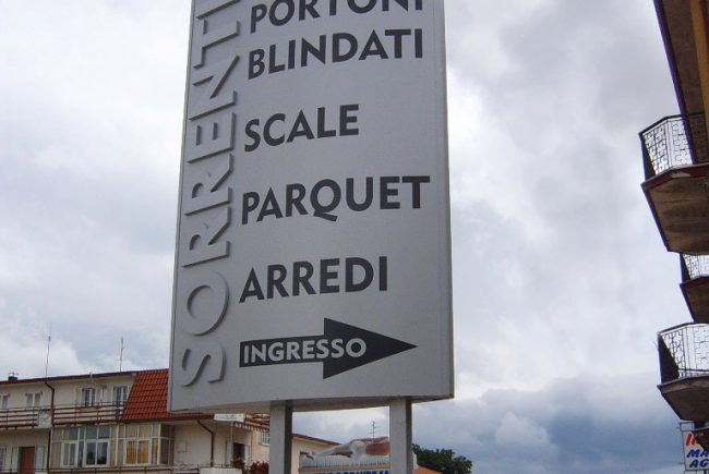 Insegne Non Luminose Cartelloni - TF Lab